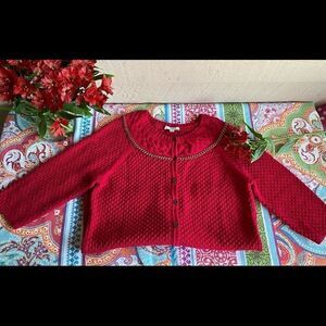 LIZ CLAIBORNE NY Woman’s chain Cardigan